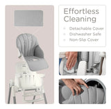 Silla Alta Plegable 3 En 1 Para Bebé Con Bandeja Extraíble