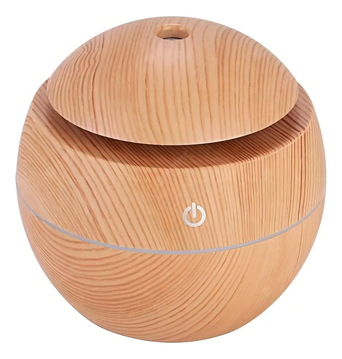 Humidificador Ultrasónico Qatar Shop 3237 Madera Clara Con Difusor Aromático