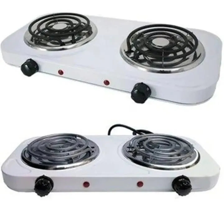 Estufa Electrica 2 Puestos Estufa Portatil Dos Puestos Blanco