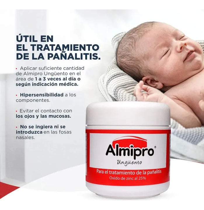 1 Crema Antipañalitis Almipro 500g