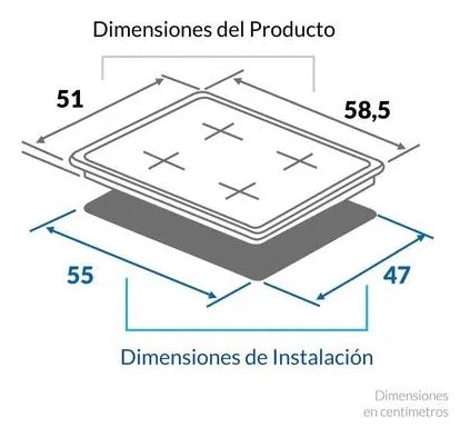 Estufa Electrica Challenger 220v Sd6104 - Acero Inox Gris