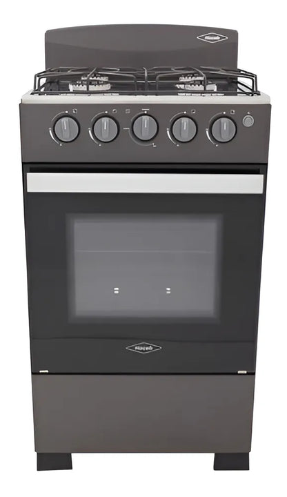 Estufa Romero Mixta Haceb 50 Cms Gas Propano Plata Negro Gas Envasado