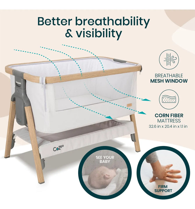 Moisés 2 En 1 Para Bebé Y Mesita De Noche Con Colchón