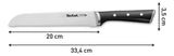 Cuchillo para pan Tefal Ice Force 20cm color negro