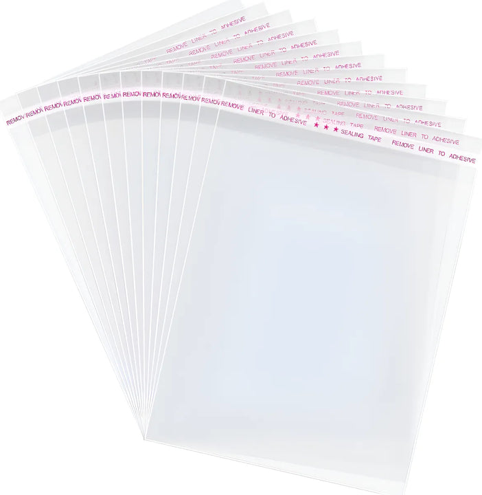 Bolsa Adhesiva Celofán Polipropileno Sin Solapa 5x7cm X200 Transparente Transparente