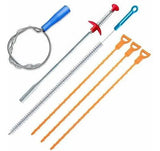 Desatascador De Desagües Y Limpiador De Tuberías - Pack De 6