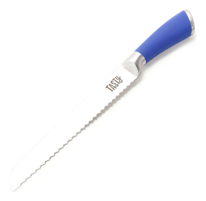Cuchillo Para Pan 7 - 2,5mm Mp Azul - Tasty - Hs-50584b