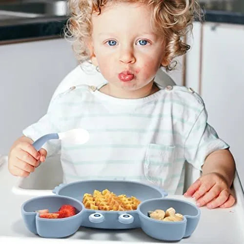 Rocced Platos Con Ventosa Para Bebé, Platos De Silicona Con