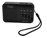 Radio Portatil Altavoz Fm Usb Sd Análogo Recargable Bolsillo