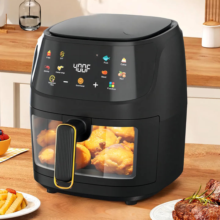 Freidora De Aire 12 Litros Air Fryer Schaffhausen Negro