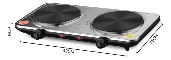 Estufa Electrica Portatil Hogar Cocina 2 Puestos 200w Según Disponibilidad