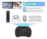 Teclado Airmouse Inalambrico Smart Tv Color del teclado Negro