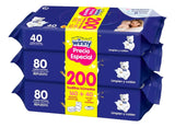 Oferta Toallitas Humedas Winny Avena Y Miel X 160+40und