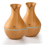 Humidificador Energy Plus Beige, Combo de 2 Difusores de Aceites Esenciales, Luz LED Relajante, Capacidad 200 ml, Ideal para Aromaterapia y Mejorar la Calidad del Aire.