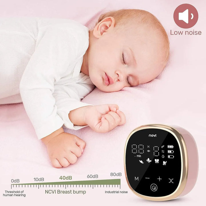 Extractores De Leche Eléctricos Dobles Ncvi portátil 4 modos y 9 niveles