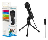 Microfono Condensador Profesional Con Tripode Sf-910 Color Negro