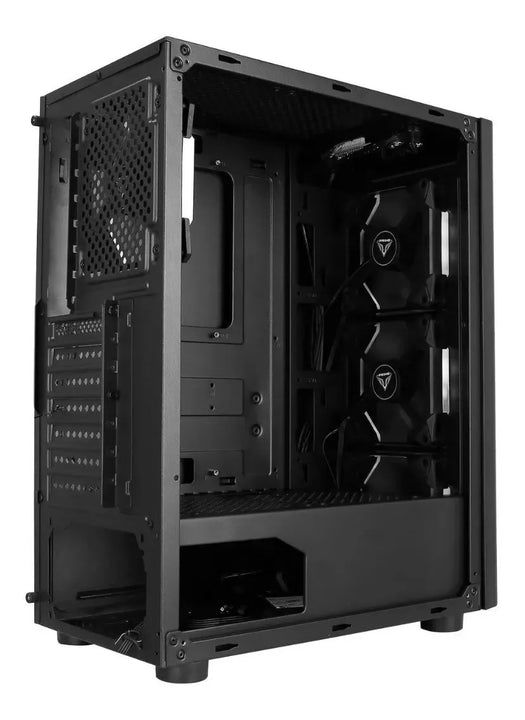 Gabinete Iceberg Turbo Z8 + 5 Ventiladores 120mm Incluídos Negro