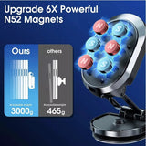 Soporte Porta Celular Magnetico Holder Carro Coche Auto Gps Plateado