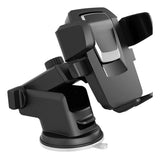 Soporte universal para celdas de coche, cierre automático, color negro