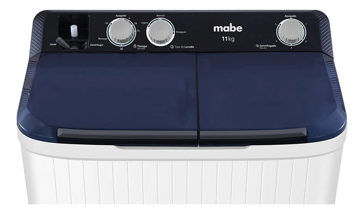 Lavadora Semiautomática Propela 11 Kg Blanca Mabe LMD1123HBAB0