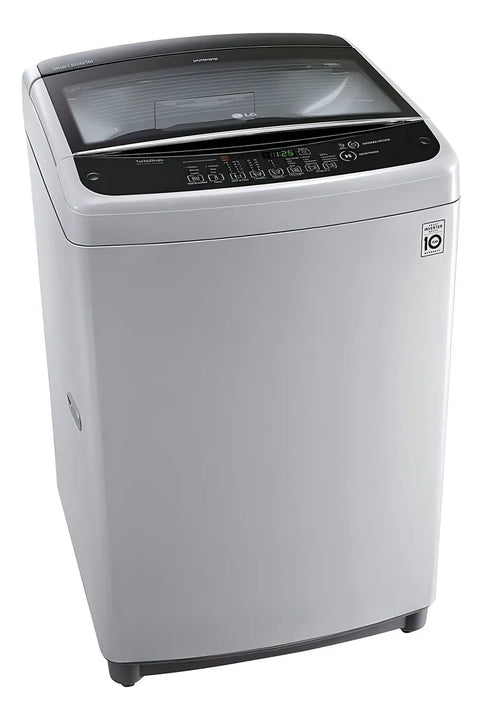 Lavadora automática LG inverter hasta 19kg color gris