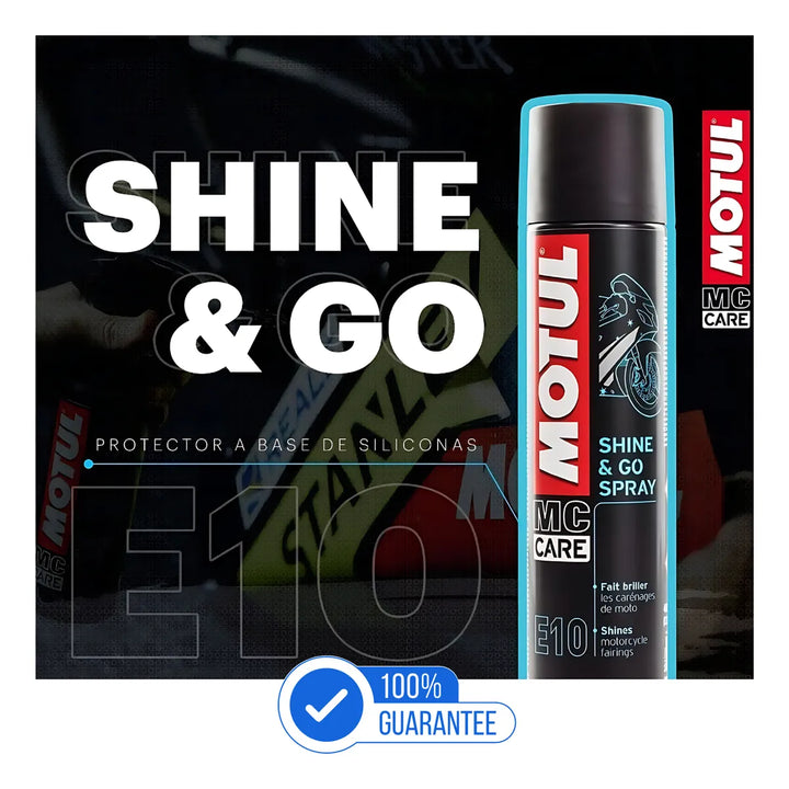 Lavado En Seco Motul E9 Wash Y Silicona E10 Brillo
