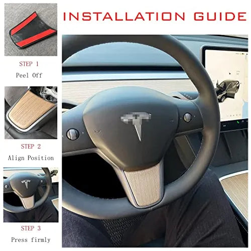 Leeogench Real Wood Tesla Modelo 3 Modelo Y Accesorios Cubie