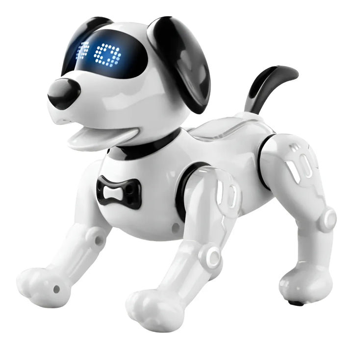Perro Robot Interactivo MkToys Blanco Control Remoto Kaai-WOWO