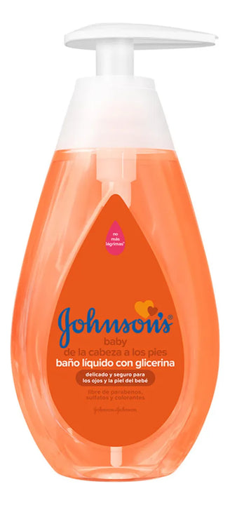 Jabón líquido Johnson's Baby de la Cabeza a los Pies en líquido 400ml