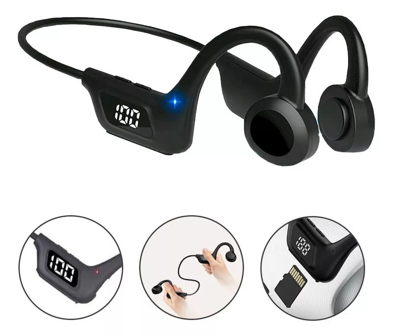 Audifonos Deportivos Conduccion Osea Bluetooth Micro Sd