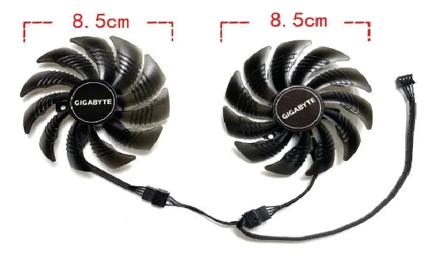 2 Ventiladores Para Tarjeta Video Gigabyte Rtx2060 Gtx 1660