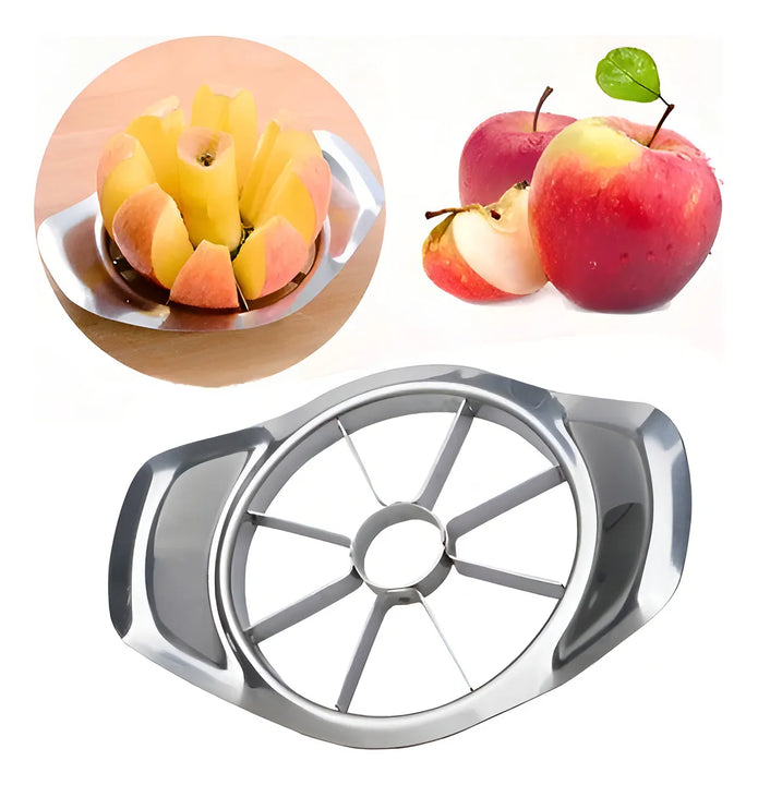 Cortador y rebanador de manzana, pera, fruta y verdura de acero inoxidable