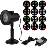 Proyector Navideño Luces Led Movimiento Exterior E Interior