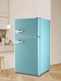 Refrigerador Compacto 3.5 Pies Cúbicos Mini Retro Doble Puer