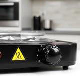 Estufa Eléctrica 1 Puesto 5 Niveles De Temperatura Negro