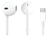 Manos Libres Audifonos Para Iphone 15 Todos Conexión Tipo C Blanco