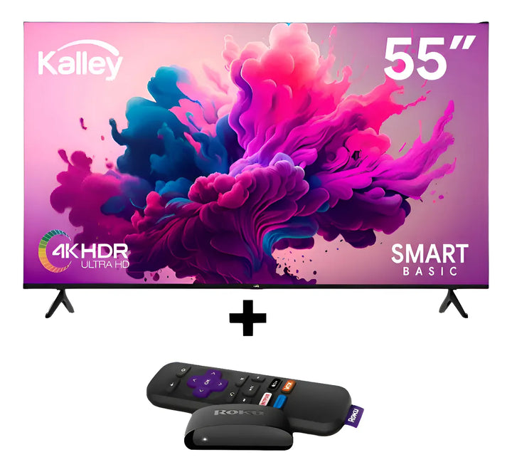 Tv Kalley 55 55sb300 4k Uhd Smart Tv + Roku Express
