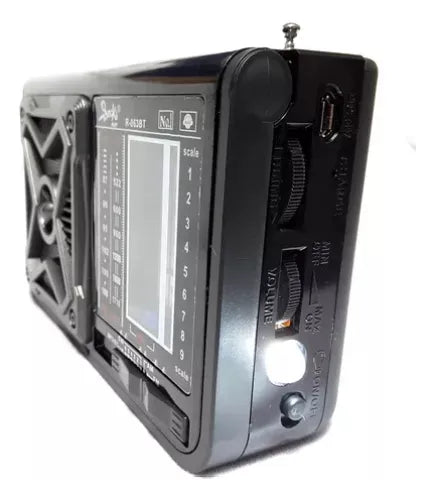 Radio Parlante Recargable Am/fm Bluetooth Panel Solar Fx-063