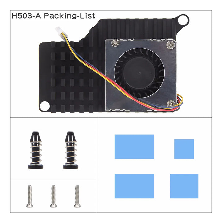 Disipador Con Ventilador Activo Para Raspberry Pi 5