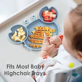 Rocced Platos Con Ventosa Para Bebé, Platos De Silicona Con