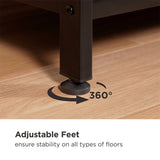 Soporte Tv 37''»70''/40kg + Mueble 3 Estantes Techgo Mstv-1s Marrón