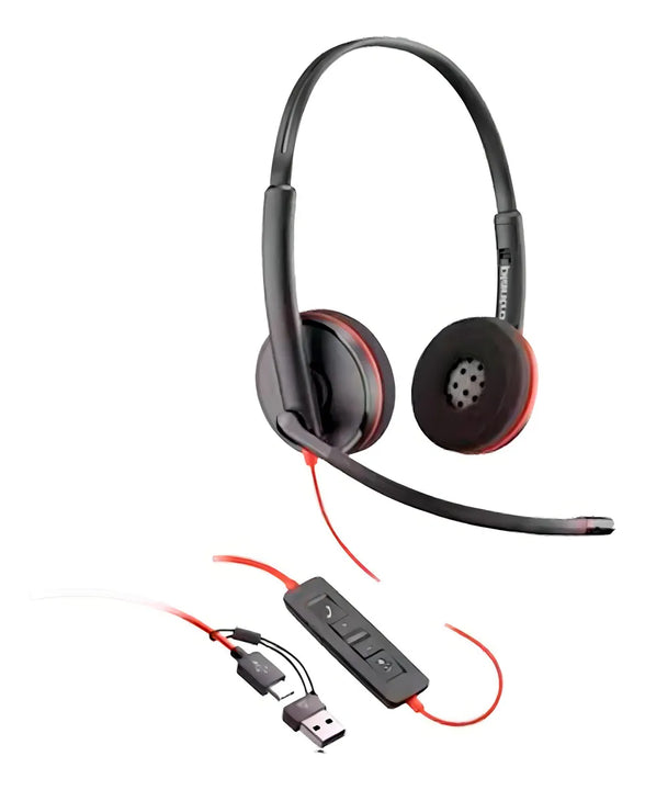 Auriculares estéreo USB Blackwire C3220 USB-a Plantronics