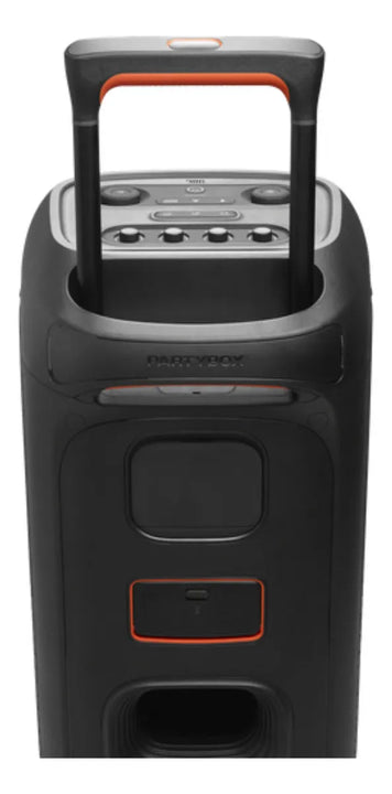 Parlante JBL PartyBox Stage 320 JBLPBSTAGE320AM portátil con bluetooth waterproof negra