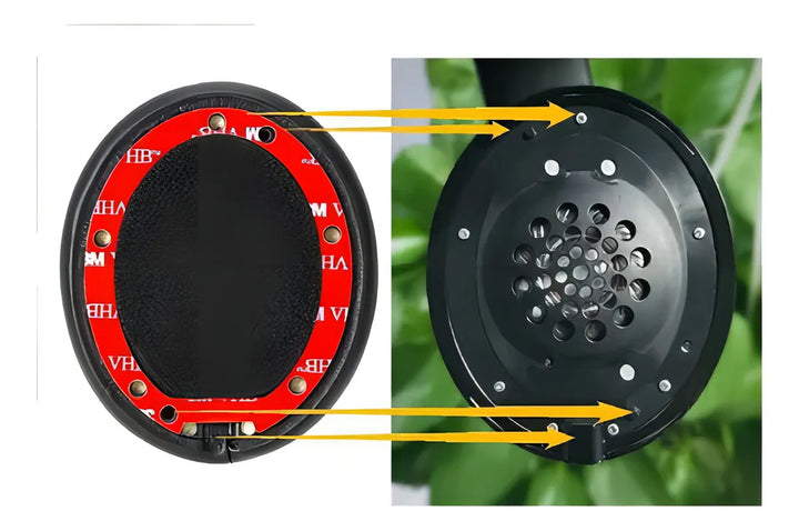 Almohadillas de espuma compatibles con Beats Studio 2 y 3, color negro