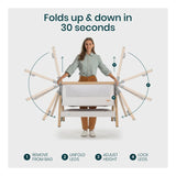 Moisés 2 En 1 Para Bebé Y Mesita De Noche Con Colchón