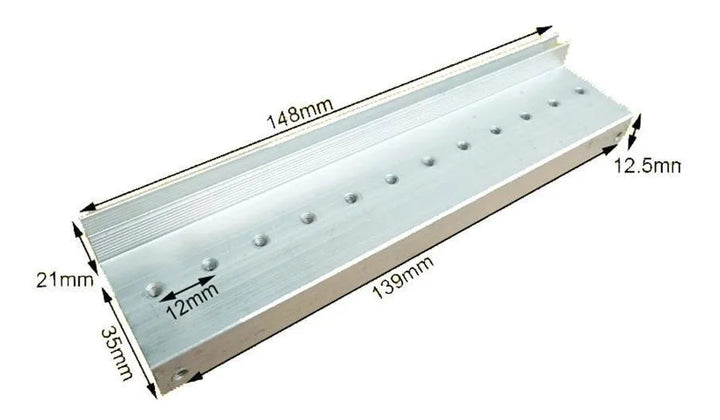 Disipador De Calor En Aluminio Para Transistores Inversor