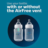 Combo 4 Unidades Biberon Avent Con Valvula Anticolico 9 Oz Transparente Clasico Válvula Airfree