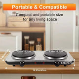 Estufa Eléctrica Genérica Doble 2000w 2 Quemadores Segun Disponibilidad.