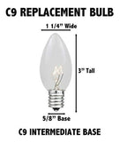 Luces Navideñas Led Para Exterior - 100 Pies - Cable Negro