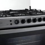 Estufa De Piso Indurama Murcia Con Horno Cromada 5 Puestos Indurama Murcia